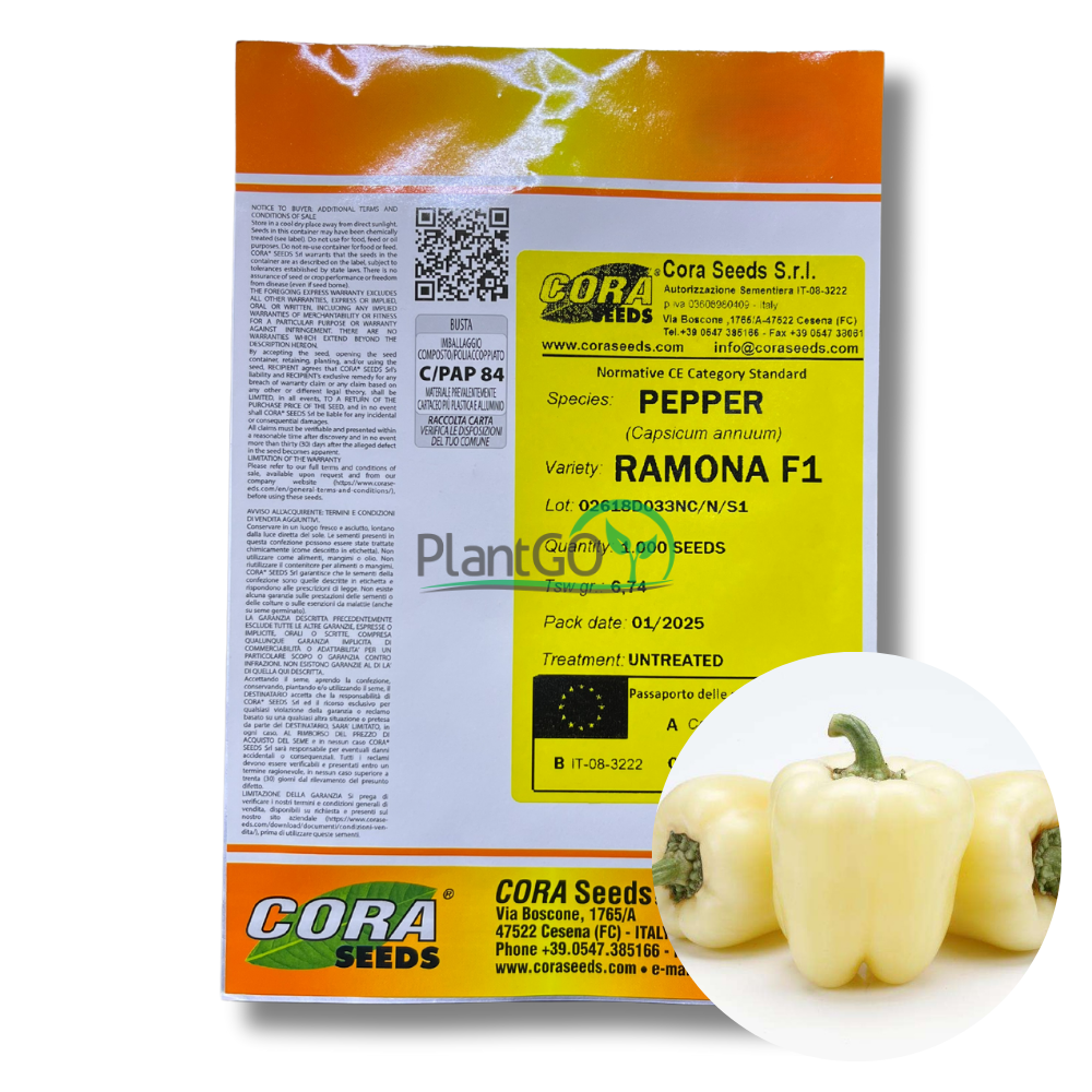 Ardei gras Ramona F1 1000 seminte - PlantGO