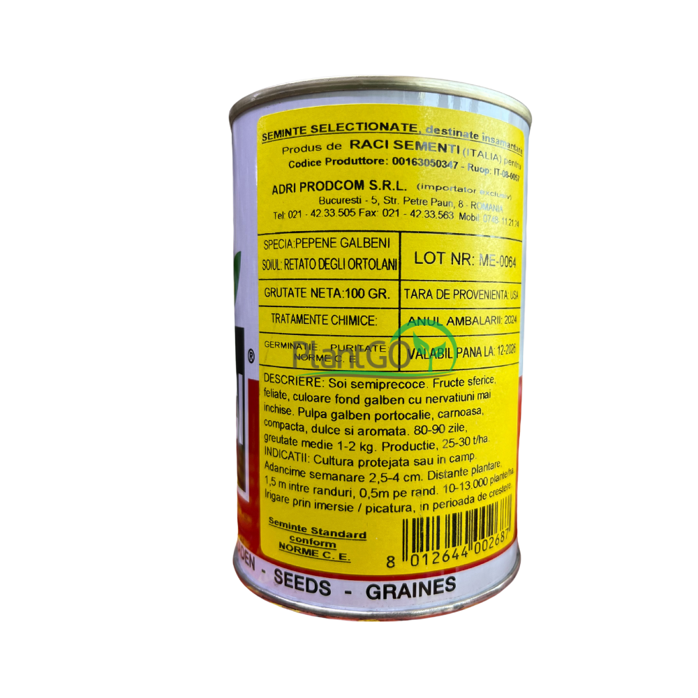 Pepene galben Retato Degli Ortolani 100 gr