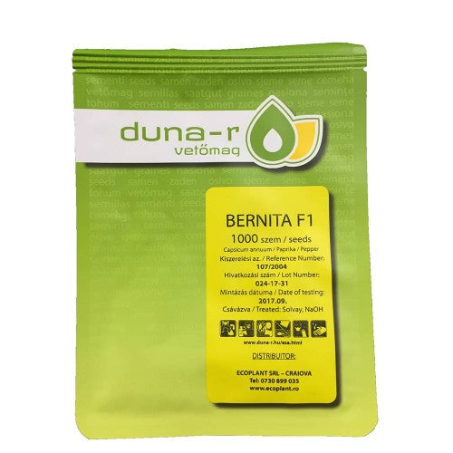 Ardei gras Bernita F1 1000 seminte - Duna-r - seminte-de-legume.ro