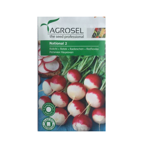 Ridichi National2 6 gr - Agrosel - seminte-de-legume.ro